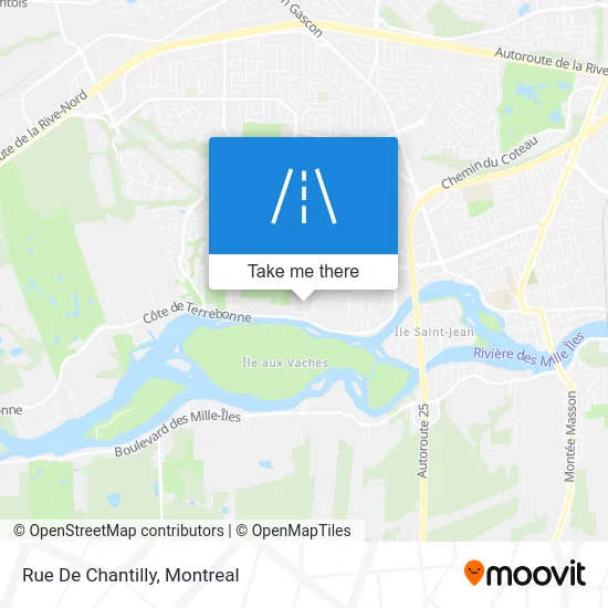 Rue De Chantilly map