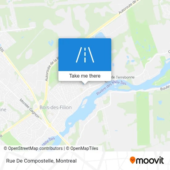 Rue De Compostelle map