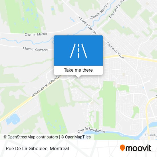 Rue De La Giboulée map