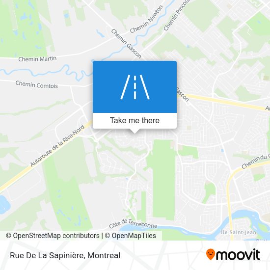 Rue De La Sapinière map