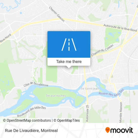 Rue De Livaudière map