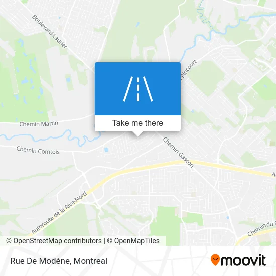 Rue De Modène map