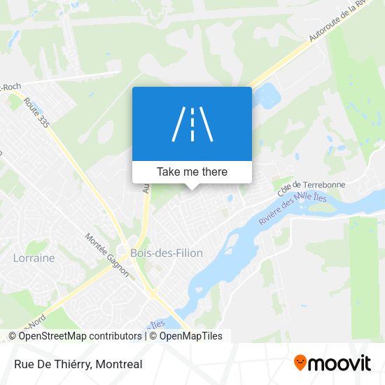 Rue De Thiérry map