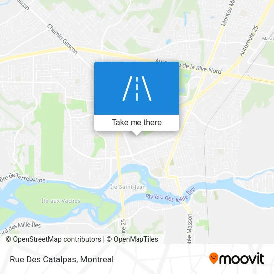 Rue Des Catalpas map