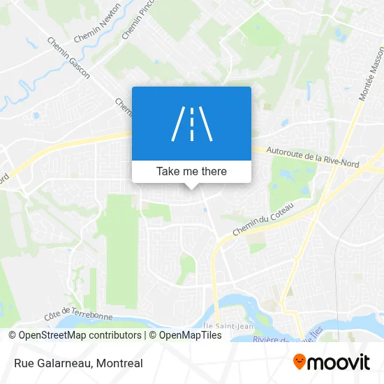 Rue Galarneau map