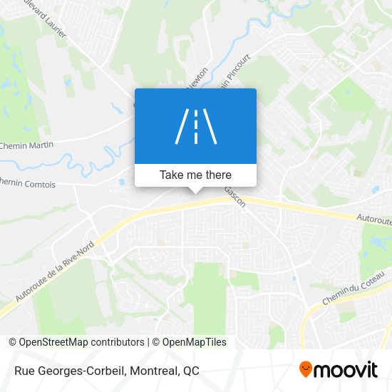 Rue Georges-Corbeil map