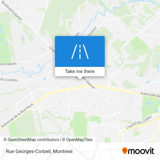 Rue Georges-Corbeil map