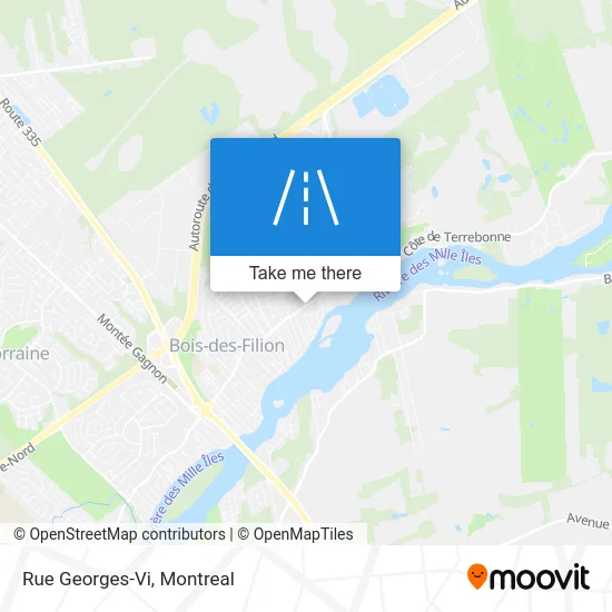 Rue Georges-Vi map