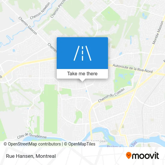 Rue Hansen map