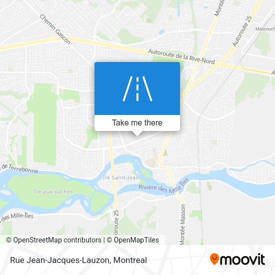 Rue Jean-Jacques-Lauzon map