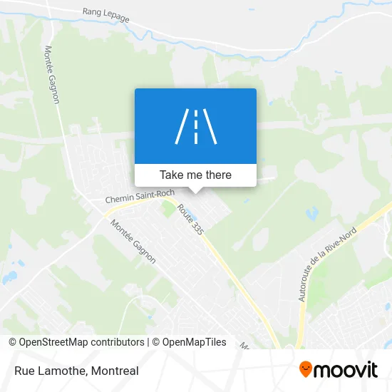 Rue Lamothe map