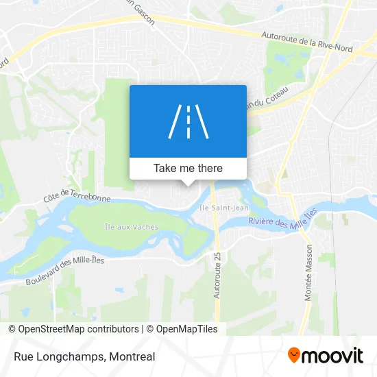 Rue Longchamps map