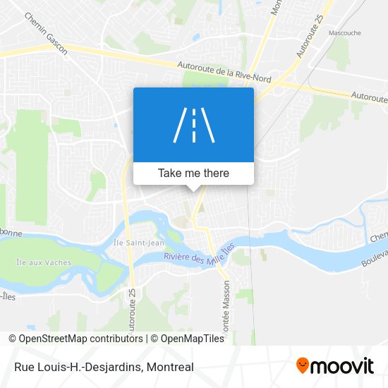 Rue Louis-H.-Desjardins map