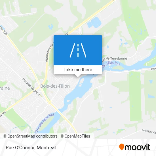 Rue O'Connor map