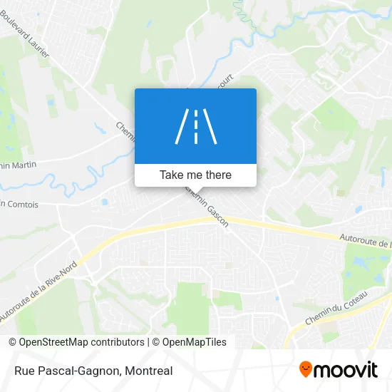 Rue Pascal-Gagnon map