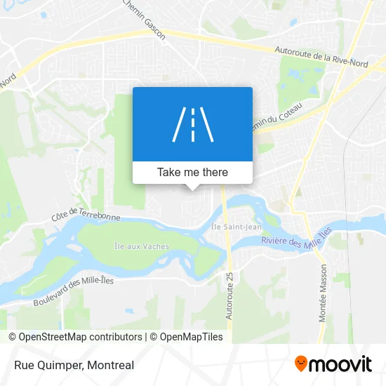Rue Quimper map