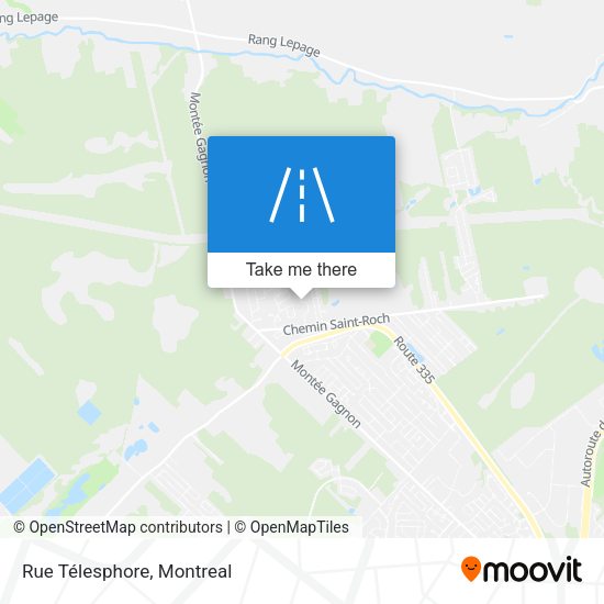 Rue Télesphore map