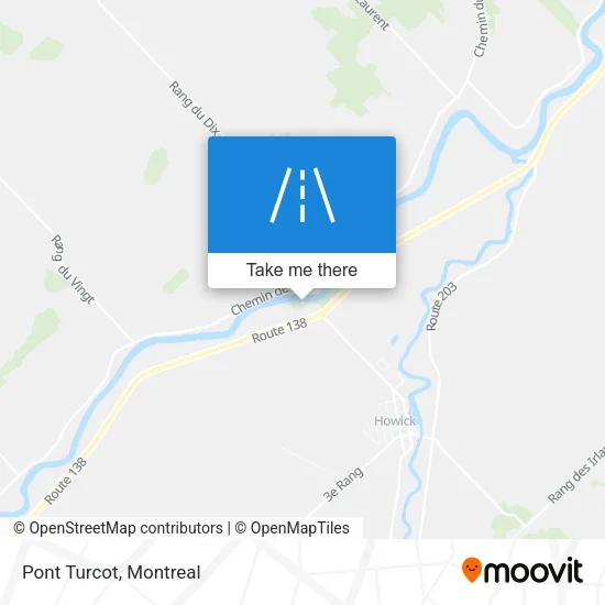 Pont Turcot map