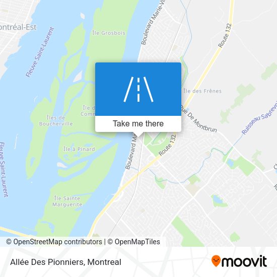 Allée Des Pionniers map