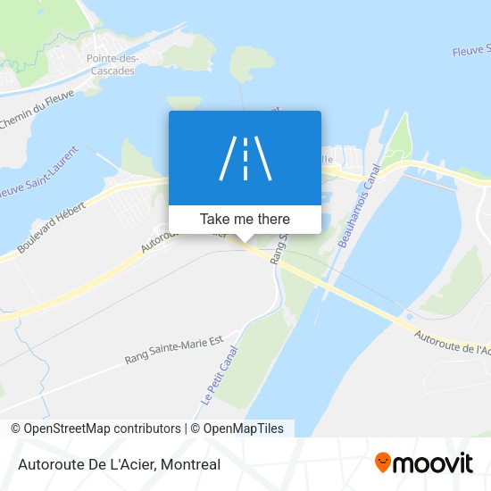 Autoroute De L'Acier map