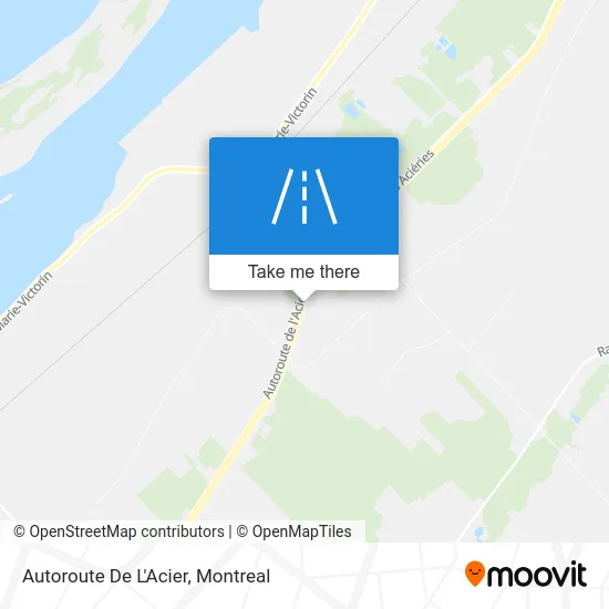 Autoroute De L'Acier map