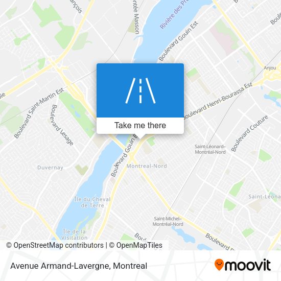 Avenue Armand-Lavergne map