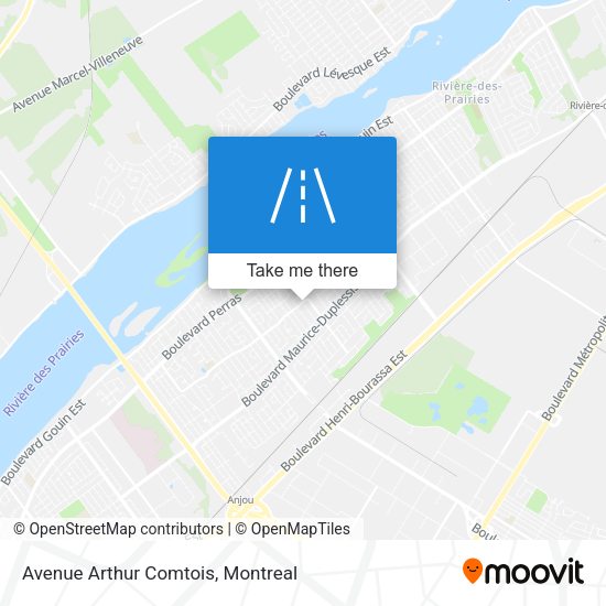 Avenue Arthur Comtois map