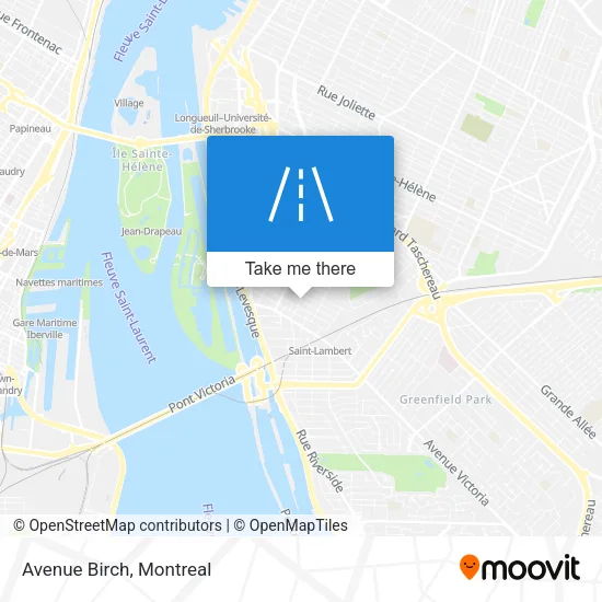 Avenue Birch map