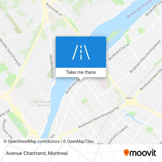 Avenue Chartrand map