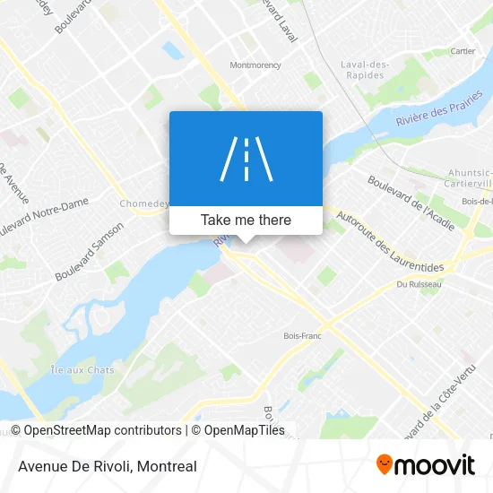 Avenue De Rivoli map