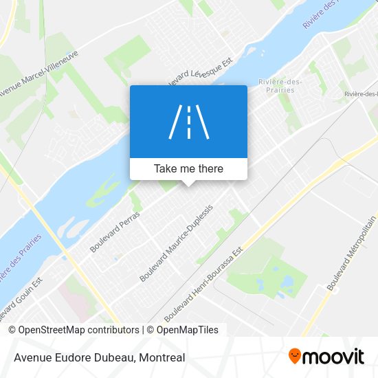 Avenue Eudore Dubeau map
