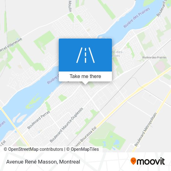 Avenue René Masson map