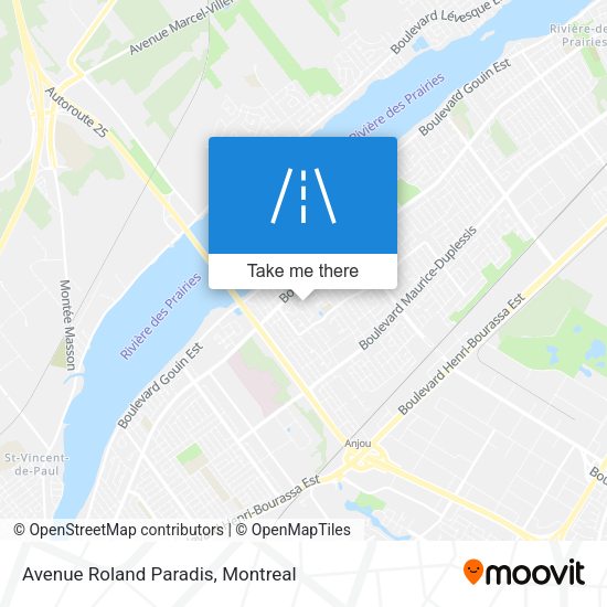 Avenue Roland Paradis map
