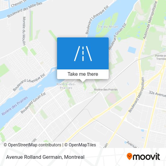 Avenue Rolland Germain map