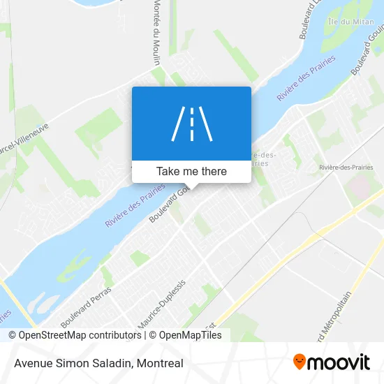 Avenue Simon Saladin map
