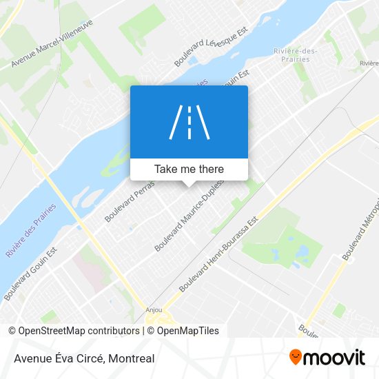 Avenue Éva Circé map