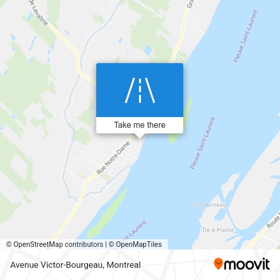 Avenue Victor-Bourgeau map