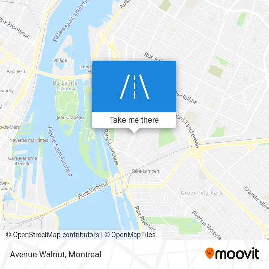 Avenue Walnut map
