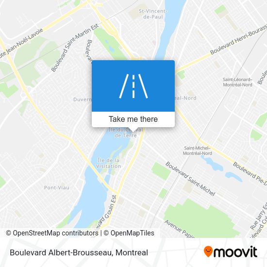 Boulevard Albert-Brousseau map