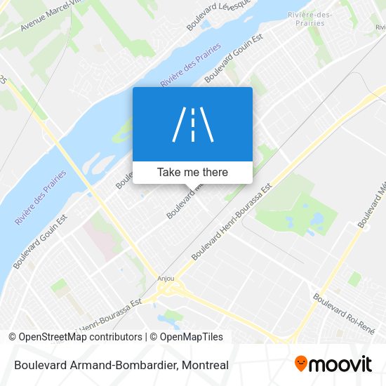 Boulevard Armand-Bombardier map