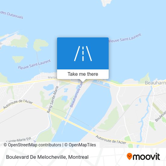 Boulevard De Melocheville map