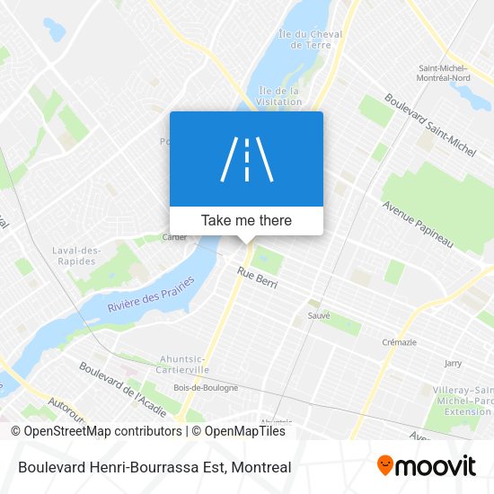 Boulevard Henri-Bourrassa Est map