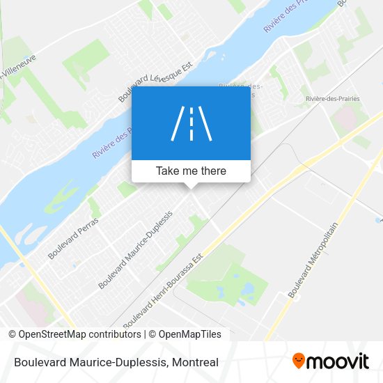 Boulevard Maurice-Duplessis map