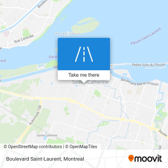 Boulevard Saint-Laurent map