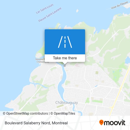 Boulevard Salaberry Nord map