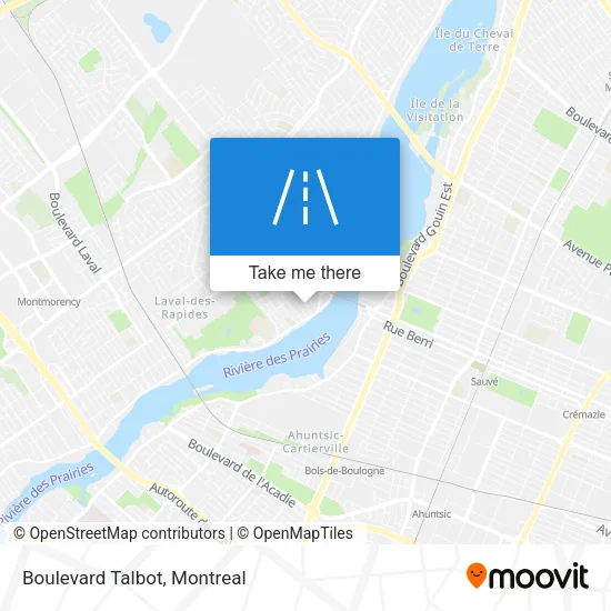 Boulevard Talbot map