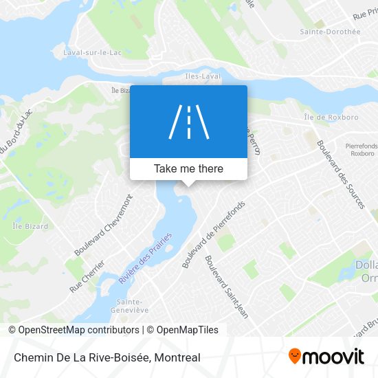 Chemin De La Rive-Boisée map