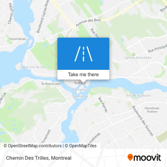 Chemin Des Trilles map