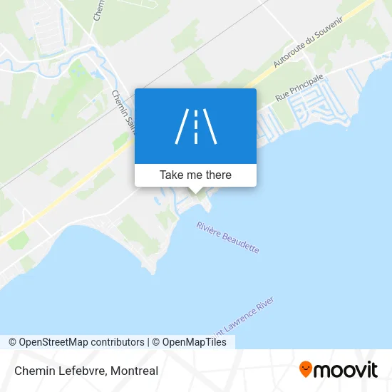 Chemin Lefebvre map