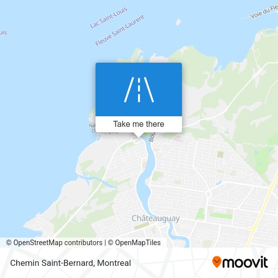 Chemin Saint-Bernard map